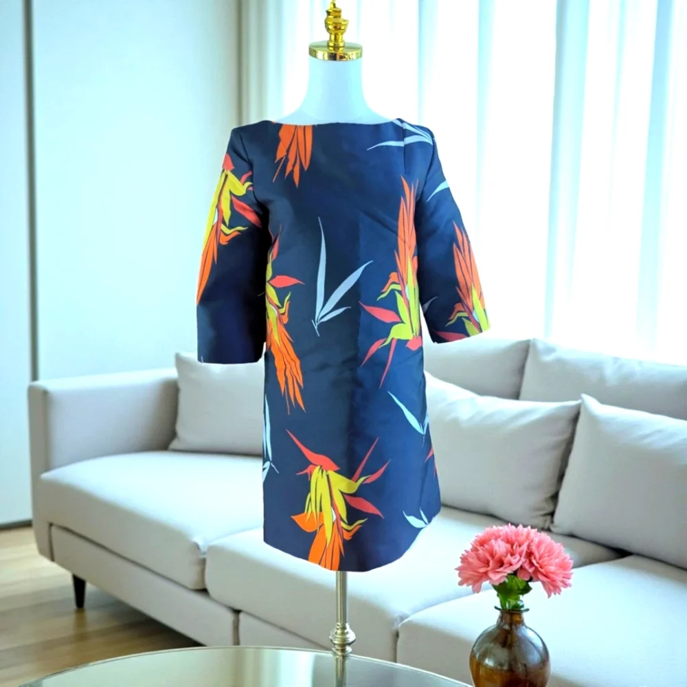 NWT Marni Resort 2015 Jacquard Floral Dress IT 38 2 US - Picture 3 of 8